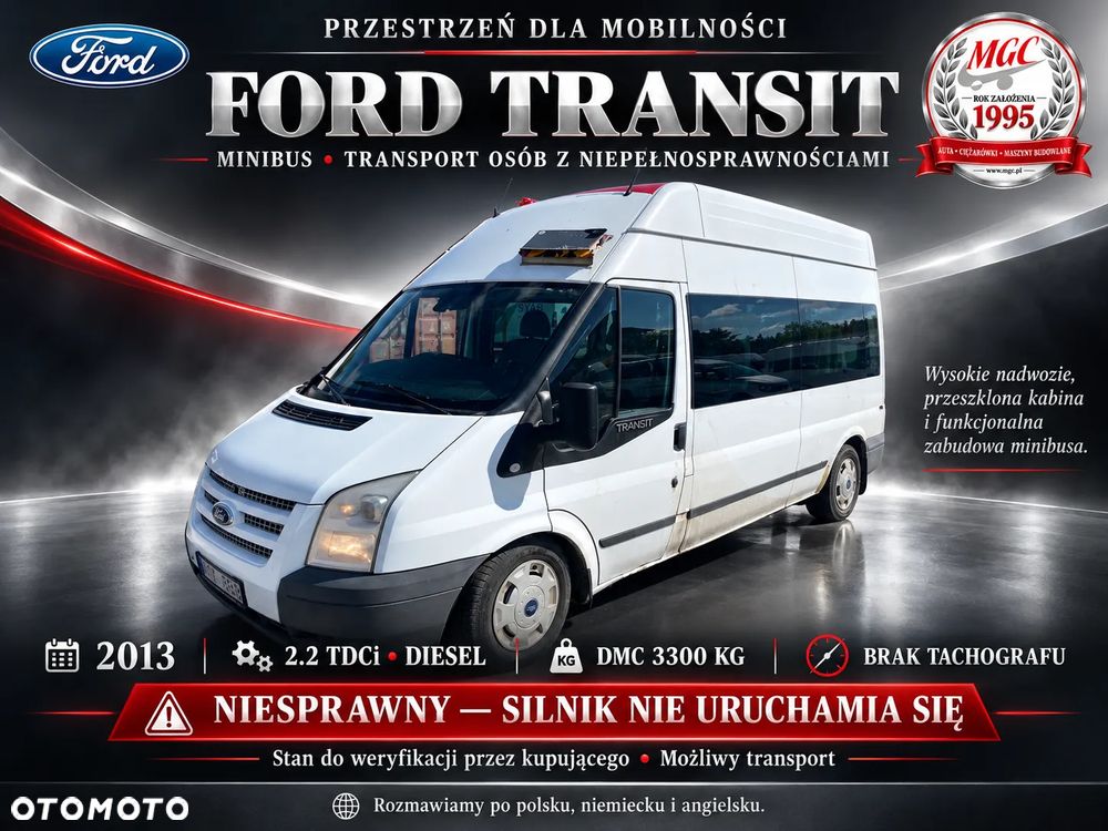 FORD Transit 2.2 TDCi 330 - Minibuss - Dla inwalidów - Pneumatyka - Rampa - 1