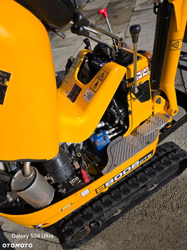 JCB Jcb 8008 cts 2018 rok tylko 207 moto godzin jak NOWA 4 Łyżki ideał dostawa - 26