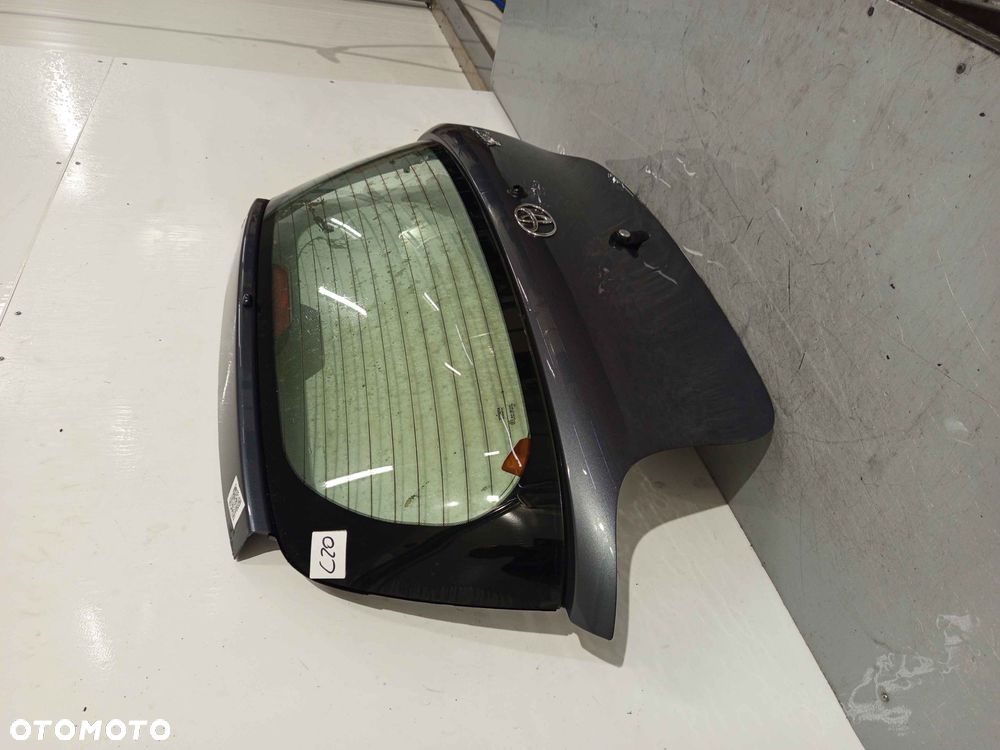 + KLAPA TYŁ TYLNA BAGAŻNIKA TOYOTA YARIS 1 I 8S5 SZARA GRAFITOWA - 2