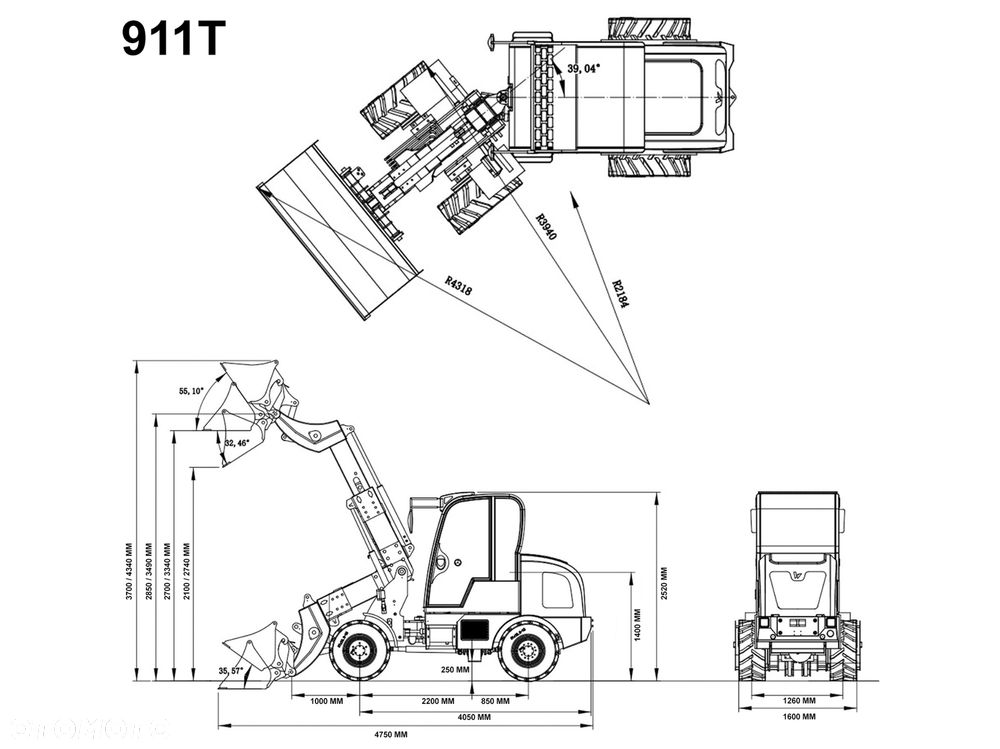 Günstig 911T ładowarka teleskopowa - 15