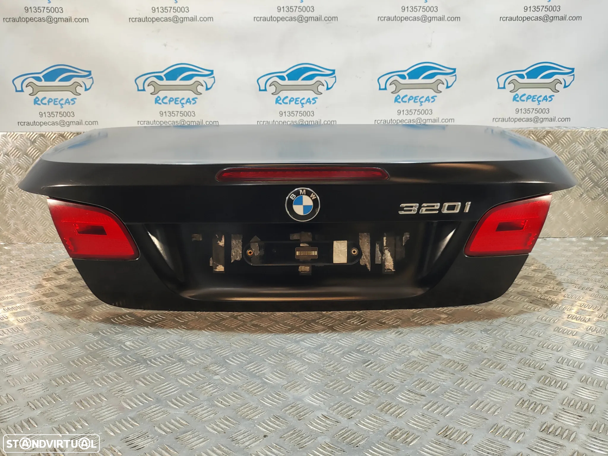 PORTA TAMPA MALA BMW SERIE 3 E93 CABRIO FAROLINS FECHO PUXADOR LUZ 3°STOP - 3