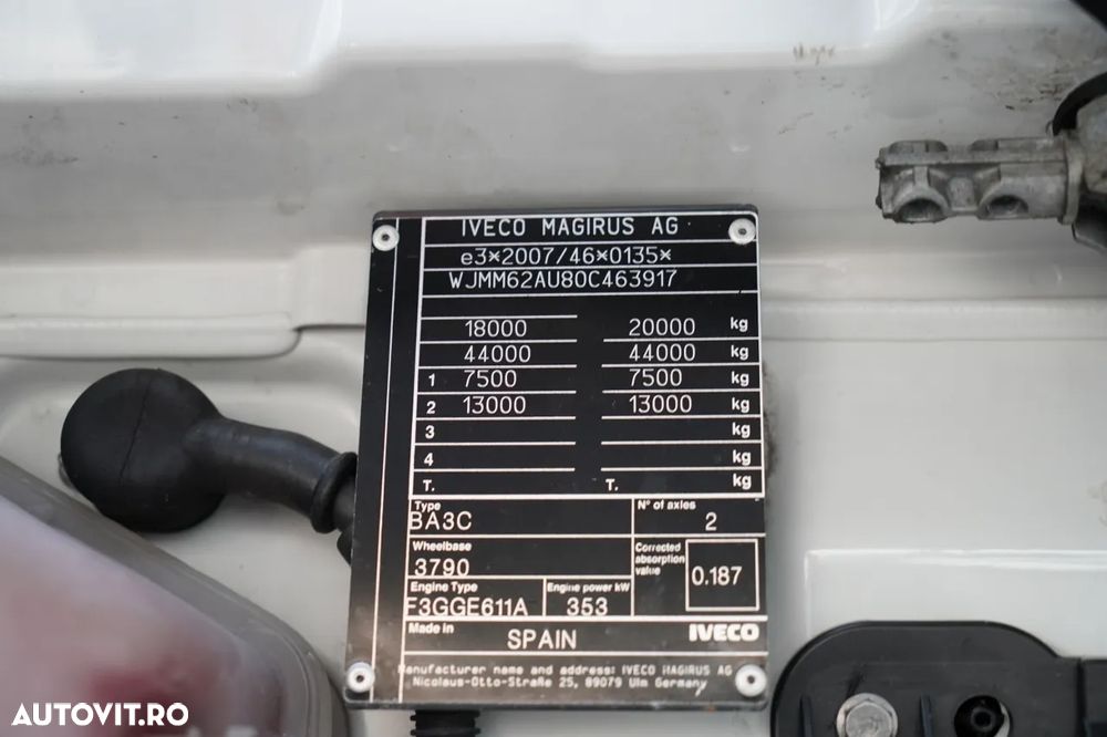 Iveco S-WAY / 480 / RETARDER / I-PARK COOL / ANVELOPE 100% - 38