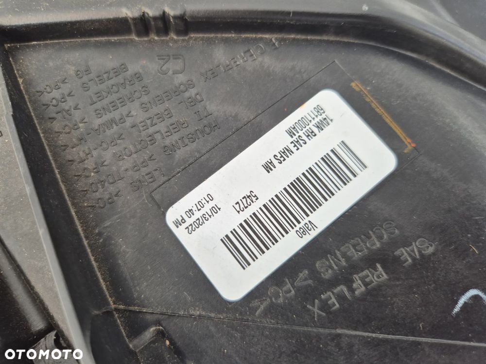 Reflektor prawy Jeep Grand Cherokee WK2 Xenon 68111000AM - 7