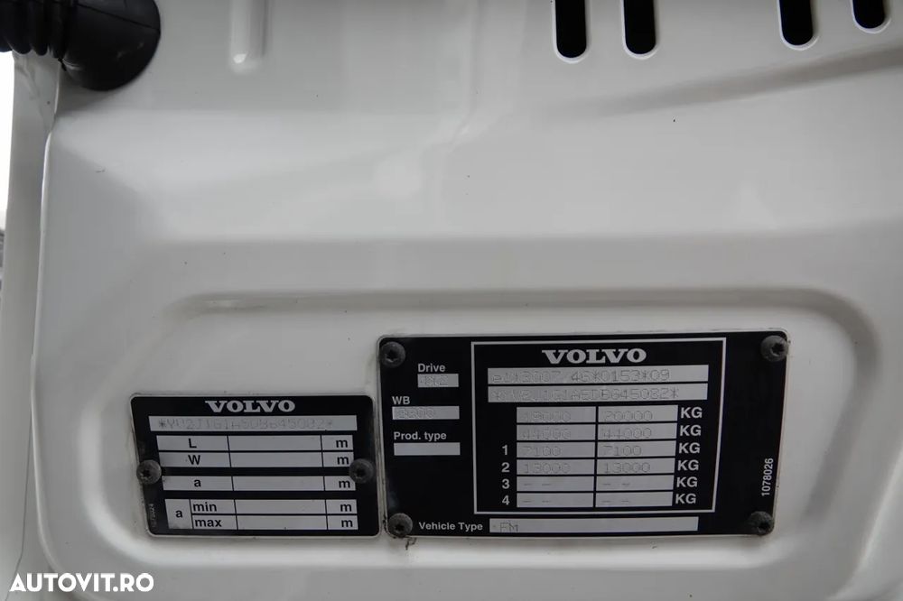 Volvo FM 450 / ADR / GREUTATE: 6900KG / EURO 5 / CONTRACT DE SERVICE POST-SERVICE - 32