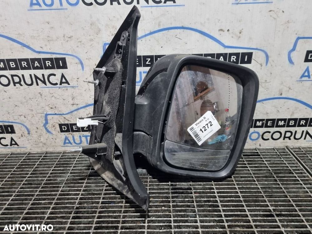 Oglinda dreapta Opel Vivaro B 2014 - 2018 5 Usi Midnight black L298 (1272) Fara rabatare - 1
