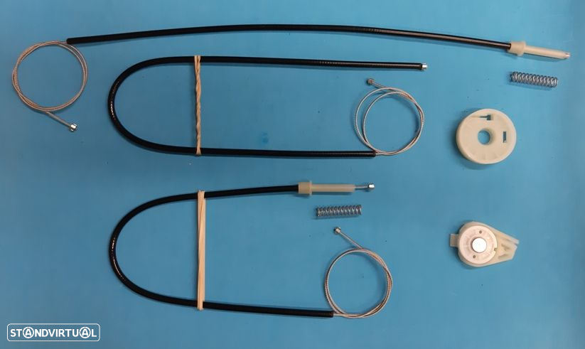 Kit reparação elevador vidros Smart Roadster + roda de guia NOVO - 2