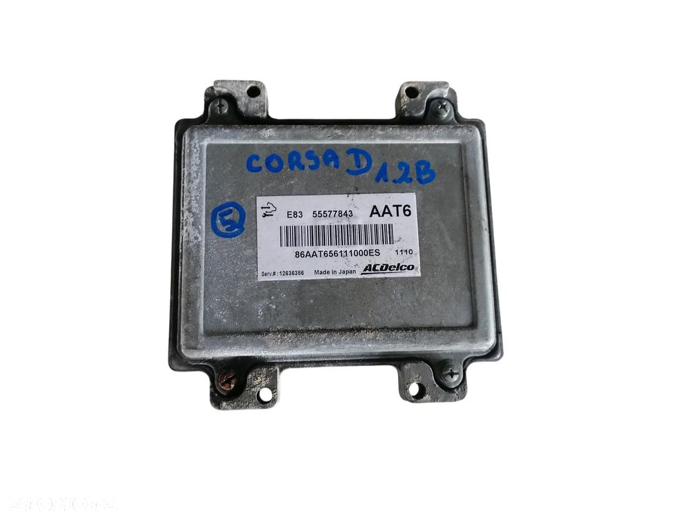 OPEL CORSA D 08r 1.2 16V STEROWNIK KOMPUTER SILNIKA 55577843
