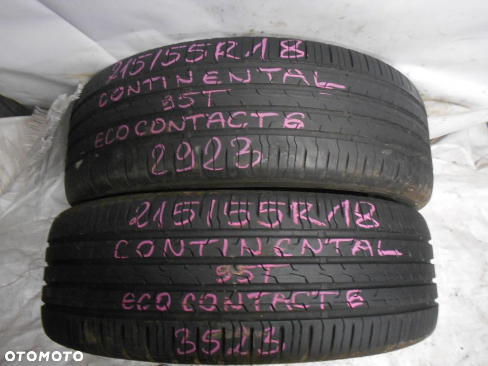 OPONY 215/55R18 CONTINENTAL ECO CONTACT 6 DOT 1225 / 2923 6.3MM - 2