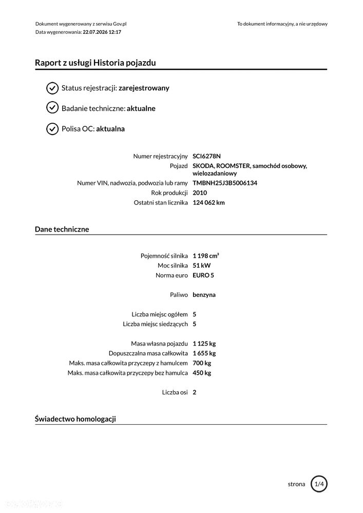 Skoda Roomster 1.2 12V Ambition - 28