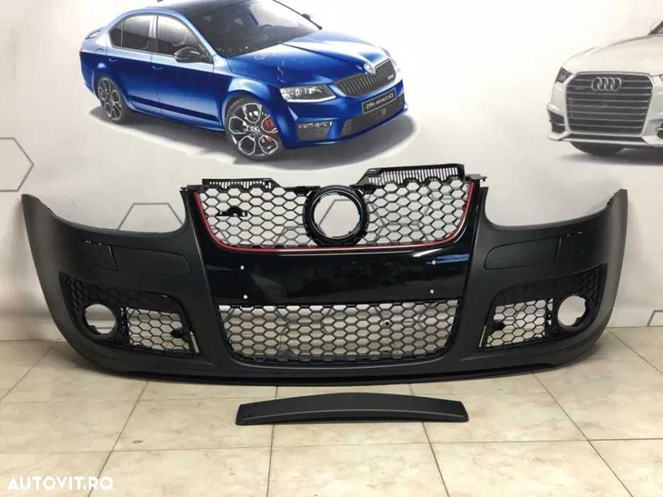 Bara Fata VW Golf 5 Jetta GTI Look Grile Proiectoare Lip JOM Germania - 1
