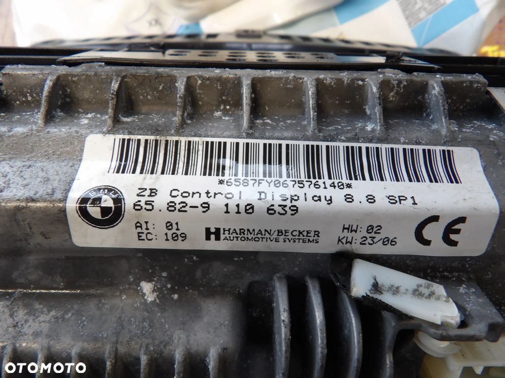 BMW - E65.E66 - MONITOR , WYŚWIETLACZ NAWIGACJI - 9110639 - 2