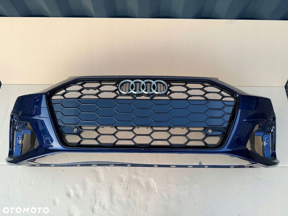 ZDERZAK GRILL Audi A4 S4 B9 8W0 LIFT 2020 ORYGINAŁ ŁADNY STAN - 1