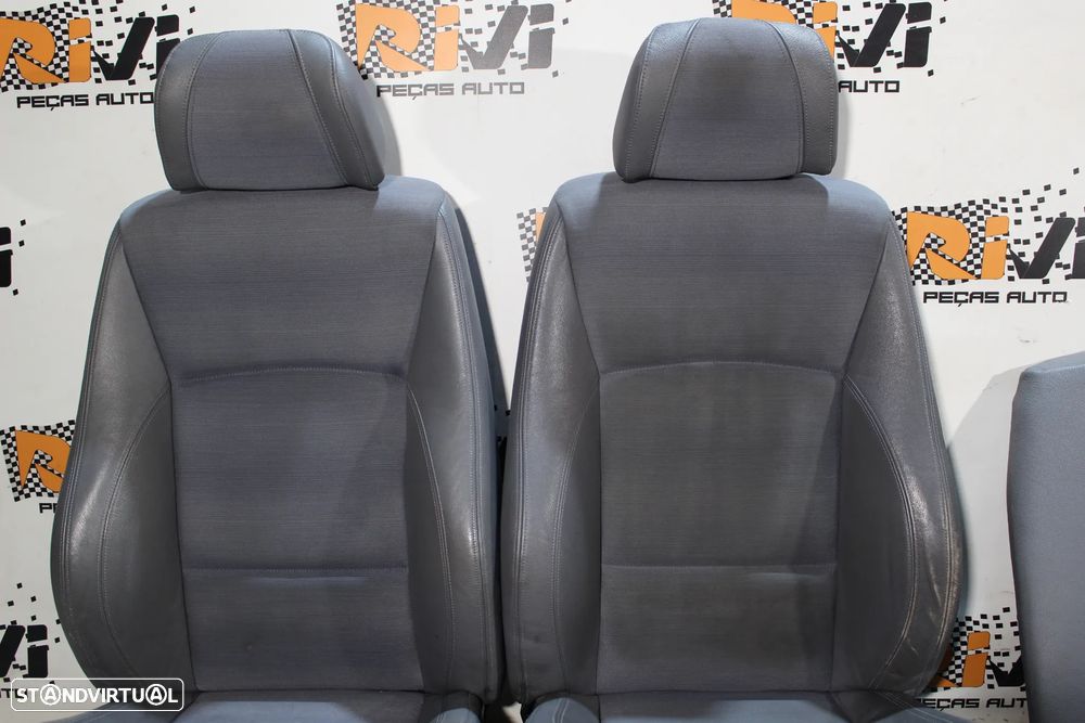 Bancos BMW Serie 3 Touring / Carrinha E91 Pack M - Pele e Tecido - 3