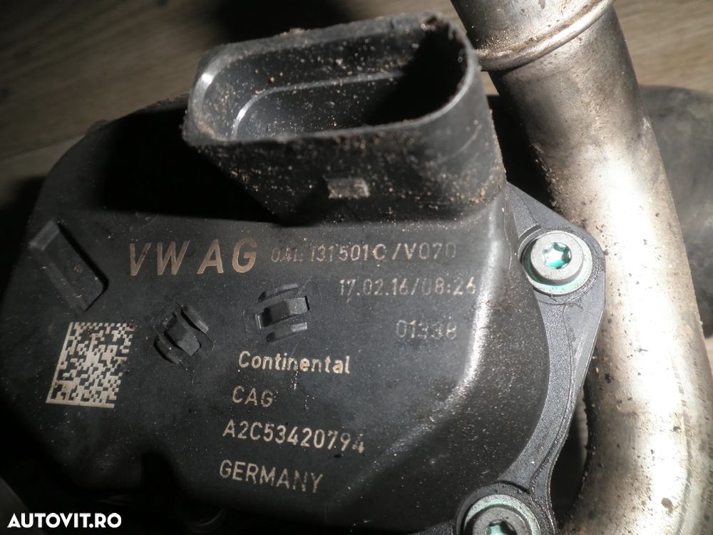 Racitor gaze + EGR Seat Leon 3, VW Golf 7, Skoda Octavia 3, 1.6 TDI 04L131512D 04L131501C - 3