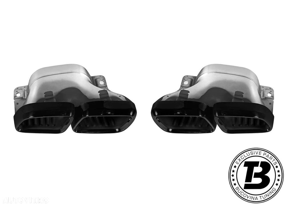 Difuzor Bara Spate cu Ornamente compatibil cu Mercedes GLC C253 63 Design - 7