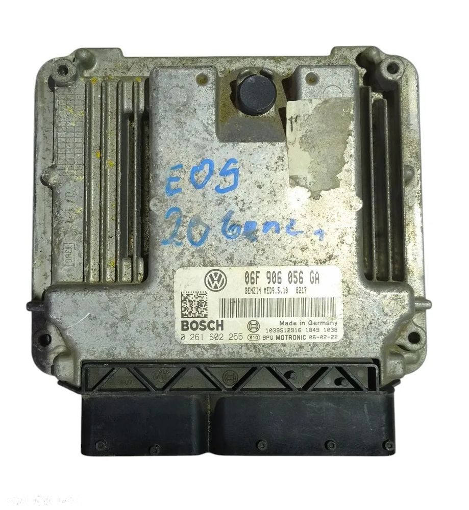 VW EOS 09r 2.0 FSI KOMPUTER STEROWNIK SILNIKA 06F906056GA - 1