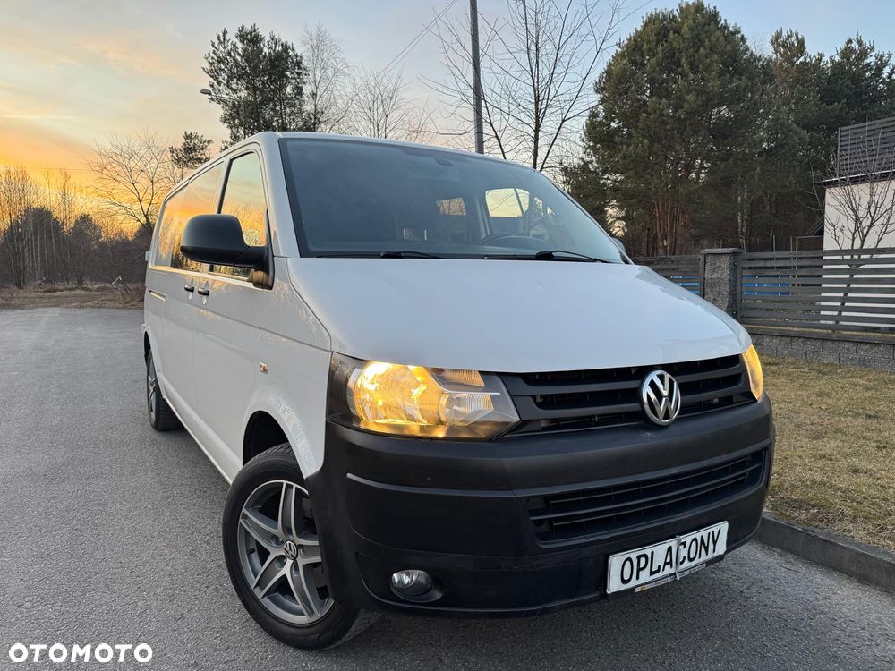 Volkswagen TRANSPORTER T5 L2H1 LIFT DŁUGI Klima Navi Dubel Kabina 6os Brygadówka Hak - 24