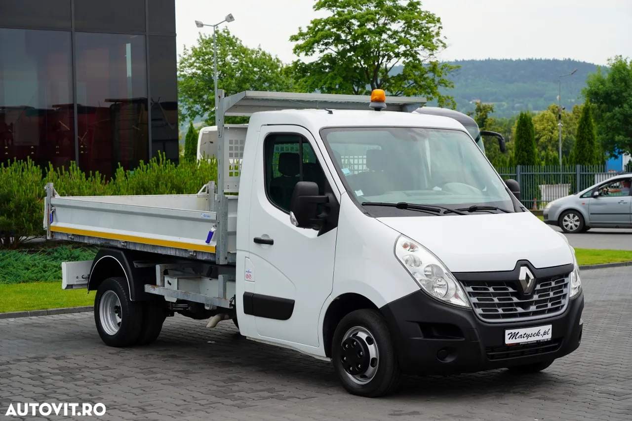 Renault MASTER / BASCULĂ / 130 CP / MANUALĂ / 3 LOCURI / IMPORTAT - 9