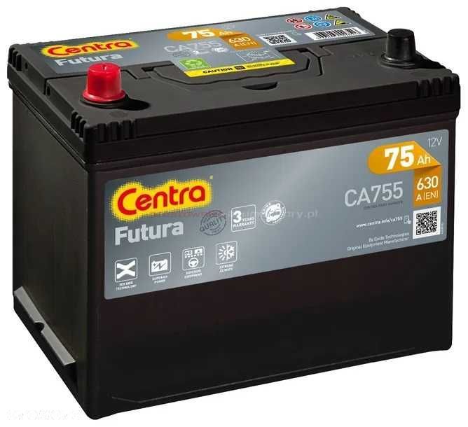 Akumulator CENTRA FUTURA CA755 12V 75ah 630a L+ Radom - DOWÓZ KRAJ - 1