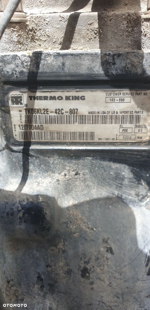 Thermo king Sprężarka  Scroll 102-950/TK-102-0951  Ts 500/600  uts - 2