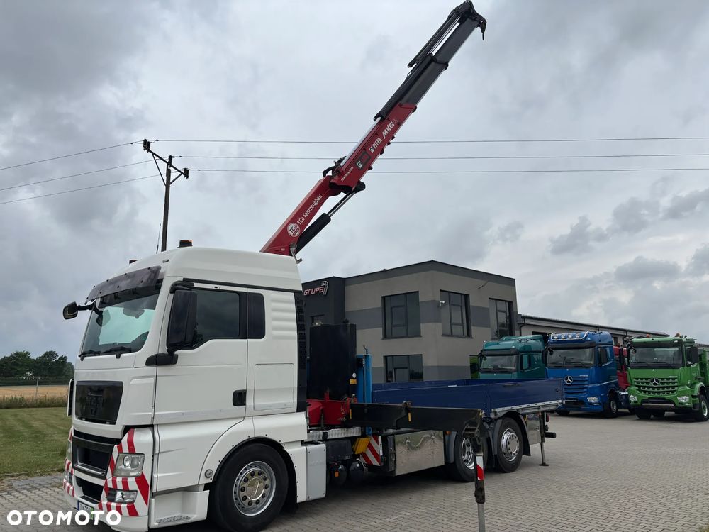 MAN TGX 26.480 6x2/4 z HDS z przodu na wieńcu HMF 3220 K5 , energetyka, konstrukcje dachowe , montażowy dźwig, budowlanka , kontenery (PALFINGER, HIAAB, EFFER, FASSI) cały na poduszkach - 22