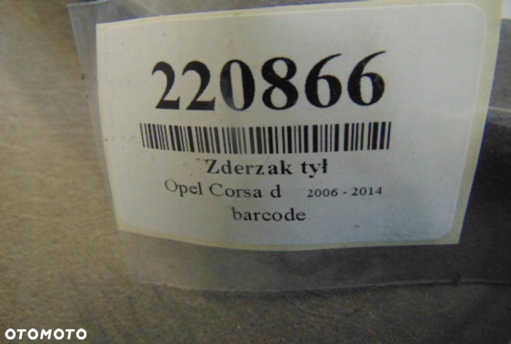 OPEL CORSA D ZDERZAK TYŁ KOD LAKIERU Z20R - 8