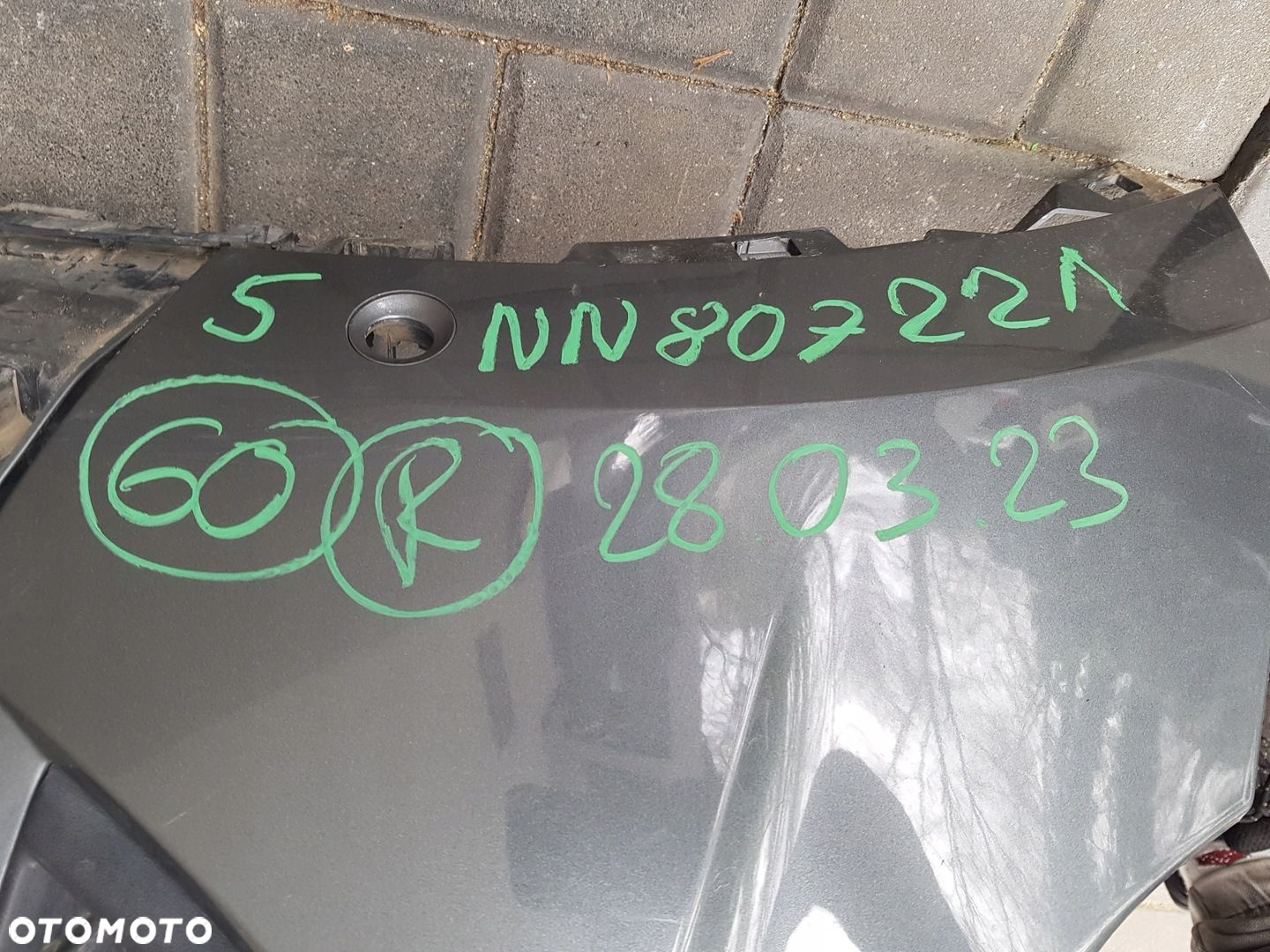 VW TIGUAN ALLSPACE zderzak przód spoiler kratka 5NN807221 6PDC - 8