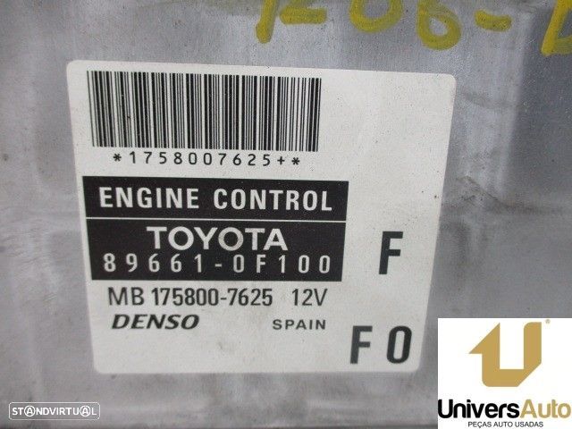 CENTRALINA MOTOR UCE TOYOTA COROLLA VERSO 2006 -896610F100 - 2