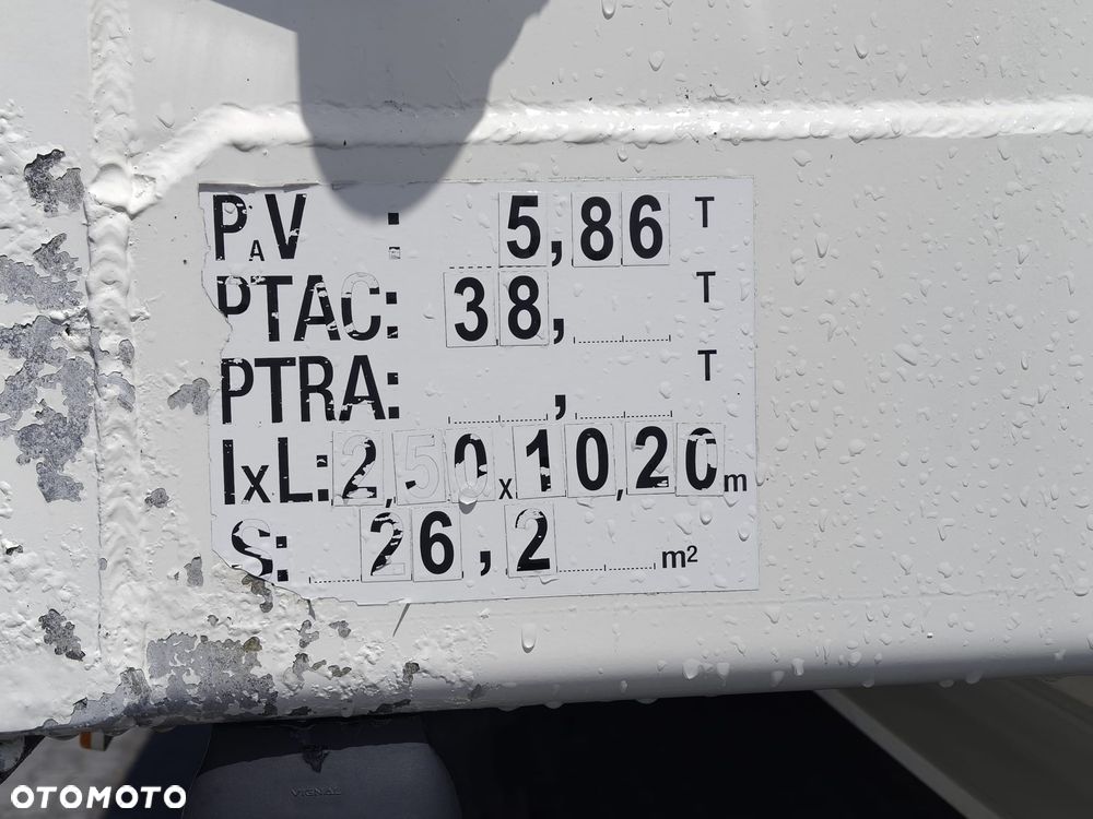 Benalu WYWROTKA 56m3 ALUMINIOWA / OSIE MERCEDES/OŚ PODNOSZONA / DRZWI / SZYBER ZBOŻOWY - 10
