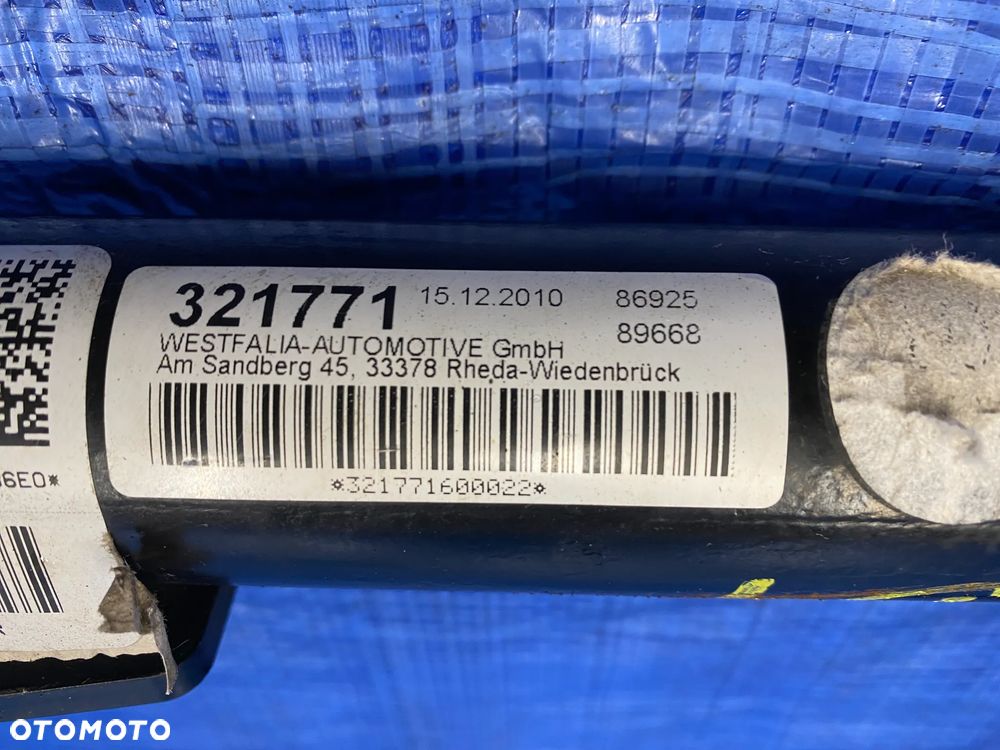 HAK HOLOWNICZY SKŁADANY VW PASSAT B7 KOMBI 2010- KOMPLETNY MODUŁ WIĄZKA 3AA803880E 7N0907383 ORYGINAŁ - 9