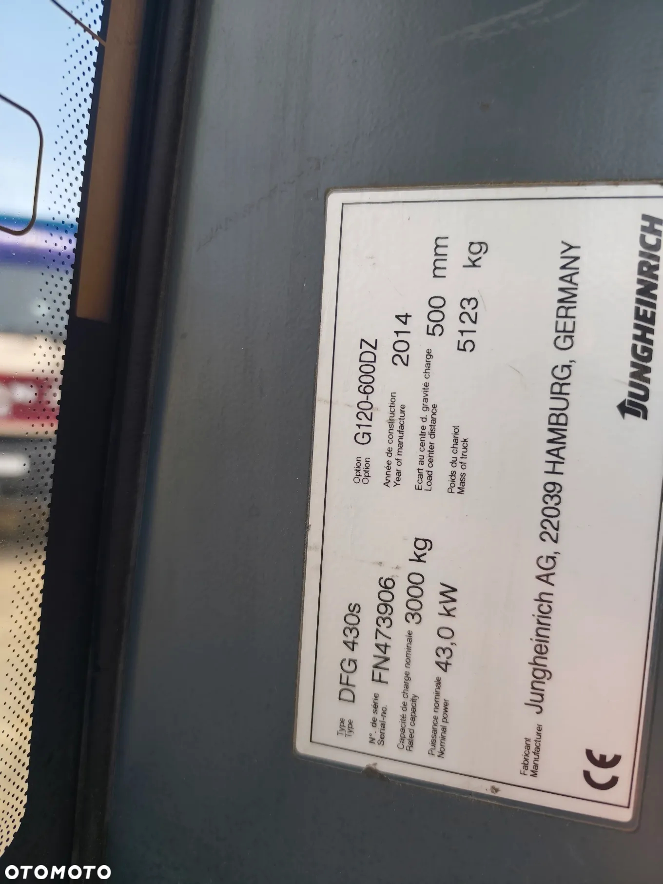 Jungheinrich DFG430S/Diesel/2014Rok/Triplex-6m/Możliwa zamiana/ - 11