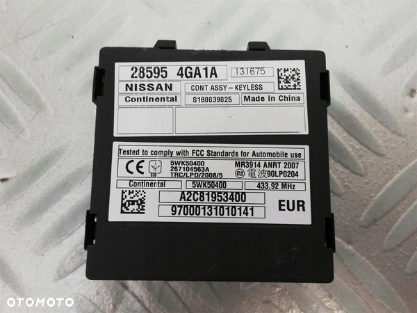 MODUŁ Sterownik ASSY KEYLESS INFINITI Q50 285954GA1A A2C81953400