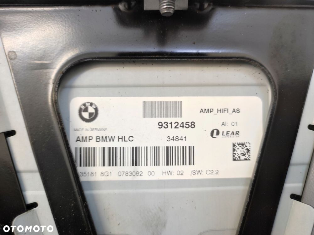moduł sterownik wzmacniacz hifi bmw iii 3 gt f34 - 6