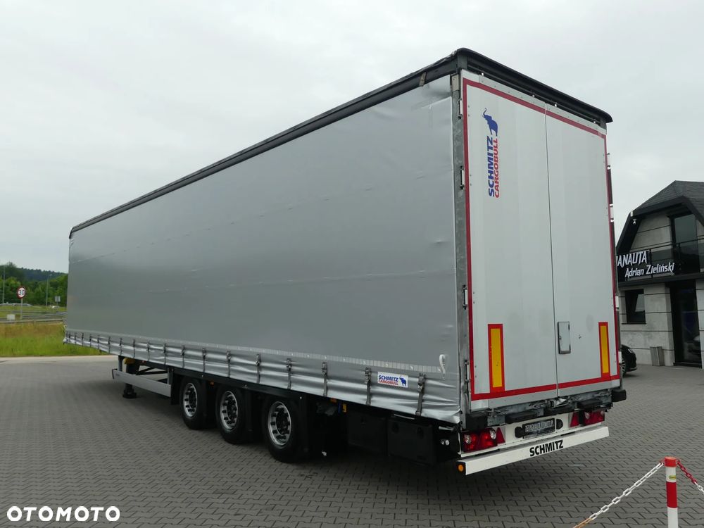 Schmitz Cargobull MEGA / FIRANKA / OŚ PODNOSZONA / OGUMIENIE 80% / - 5