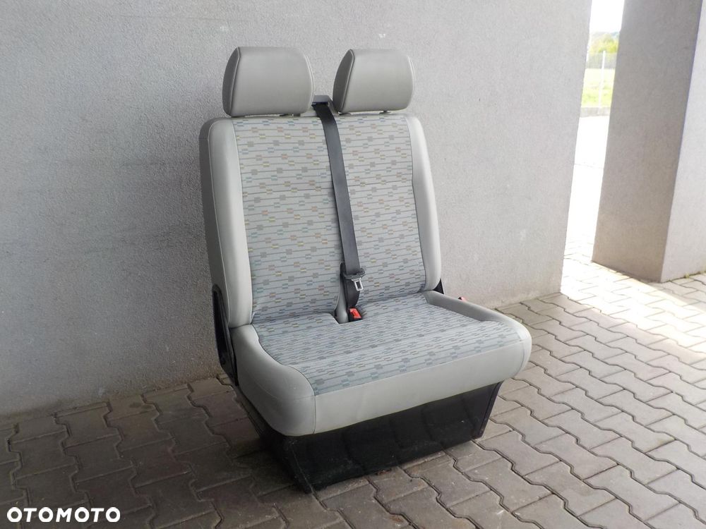 VW T5 LIFT T6 FOTEL SIEDZENIE KANAPA PODWÓJNA PASAŻERA PRZÓD PALACE - 1