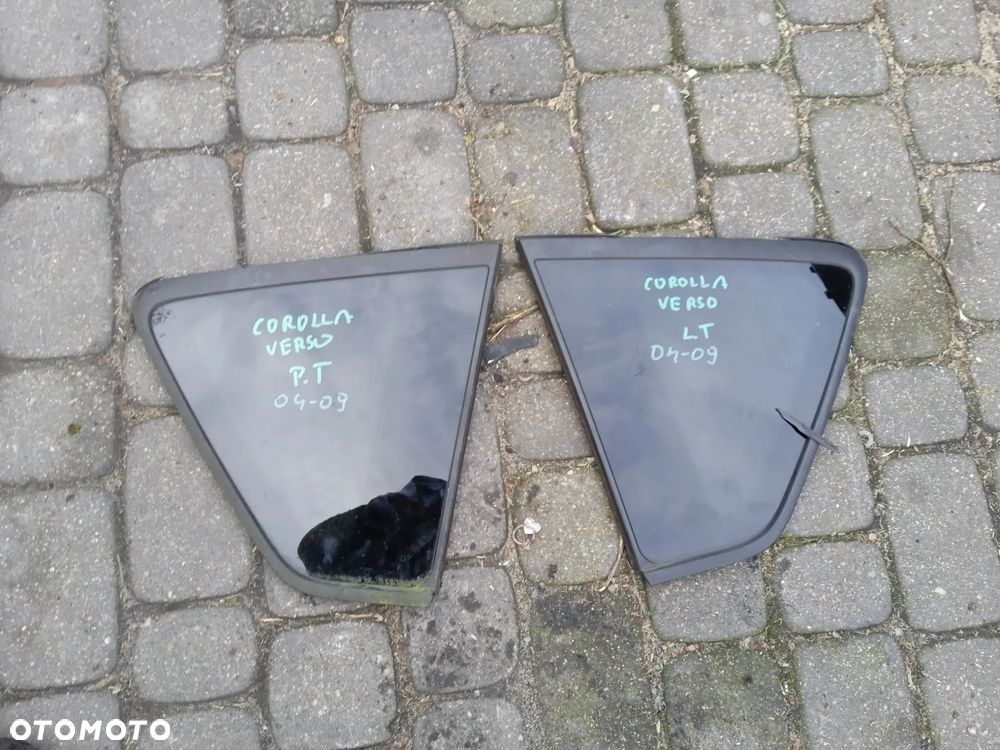 SZYBA KAROSERYJNA LEWA LUB PRAWA TYLNA TOYOTA COROLLA VERSO 04-09 - 2
