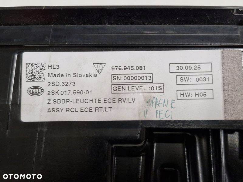 PORSCHE PANAMERA 976 LAMPA BLENDA TYLNA 976945081 - 16