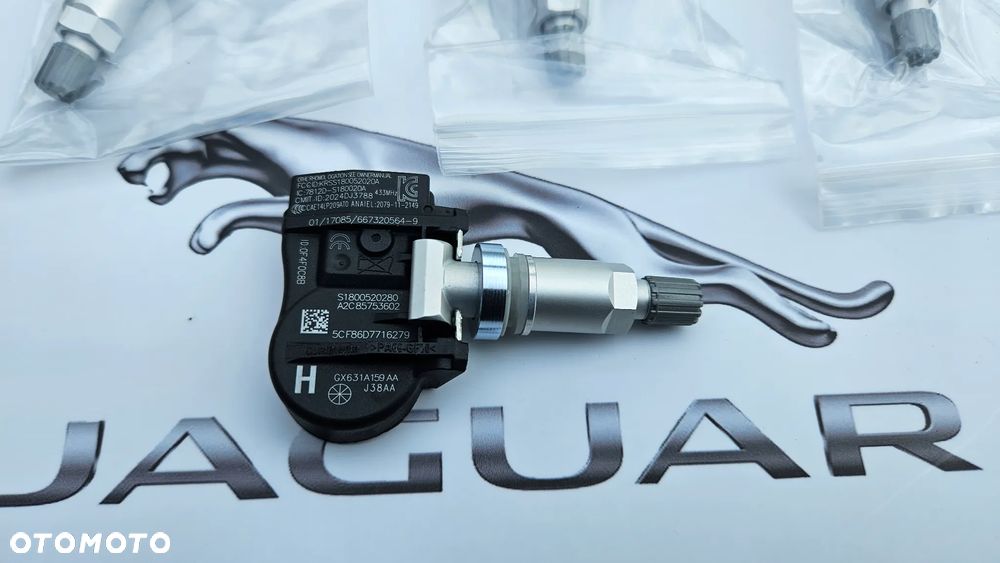 Jaguar XE X760  F TYPE X152  F PACE X761 czujnik ciśnienia powietrza w kole TPMS 433 MHz Europa GX631A159AA  LR070840 - 2