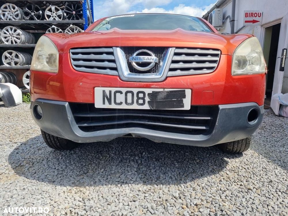 Bara fata Nissan Qashqai 2007 - 2010 Portocaliu FBAJ10 (1255) model fara spalatoare far ... - 1