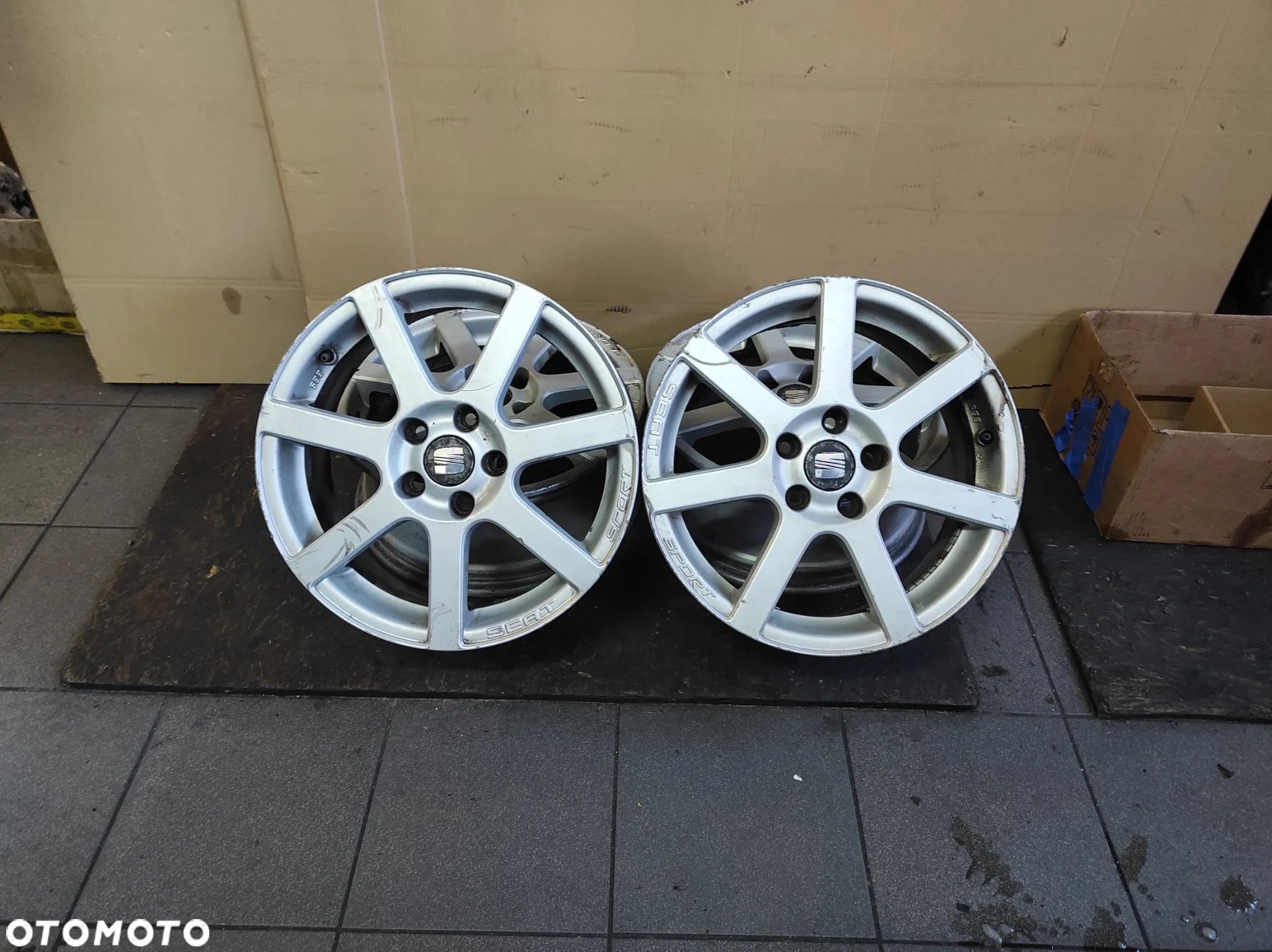 FELGI ALUFELGI KOŁA ALUMINIOWE BBS SEAT SPORT R17 7J  ET54 SEAT LEON 2 ALTEA TOLEDO 3 ALTEA XL EXEO   WYSYŁKA !!!!!! - 1