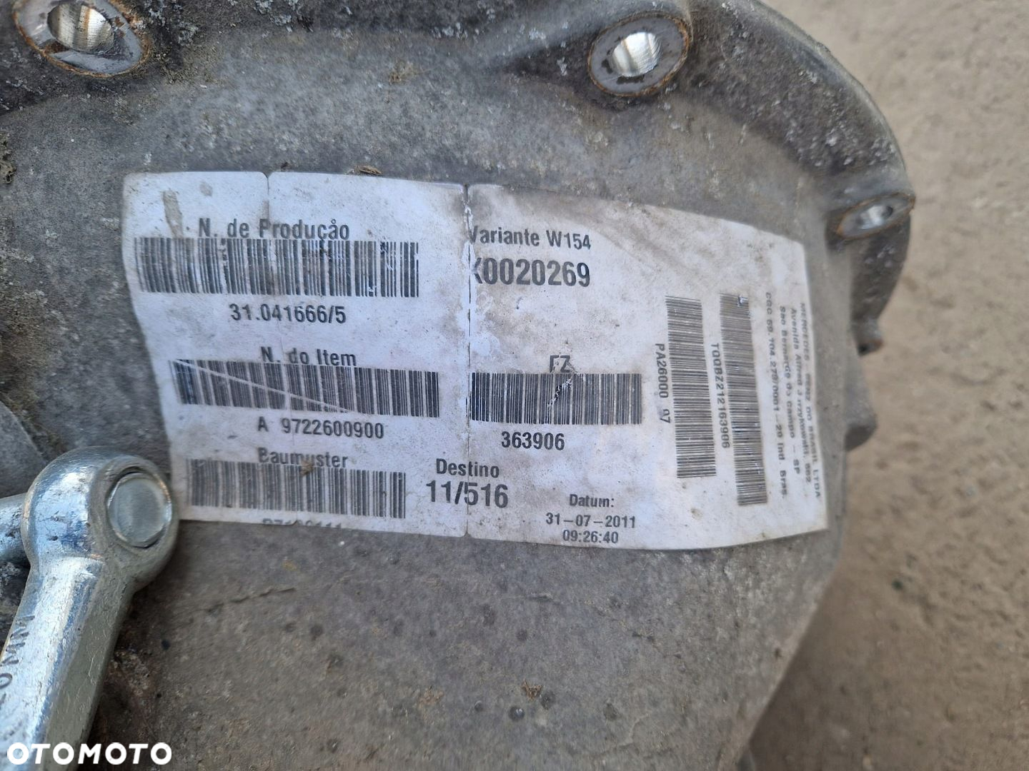 MERCEDES ATEGO G56 A9722600900 skrzynia biegów kompletna - 5