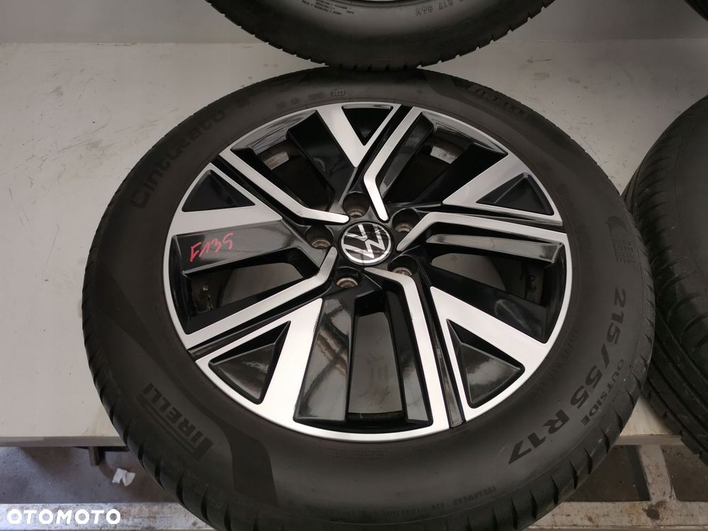 VOLKSWAGEN TOURAN VW KOLA FELGI ALUFELGI OPONY LATO 215/55R17 - 5