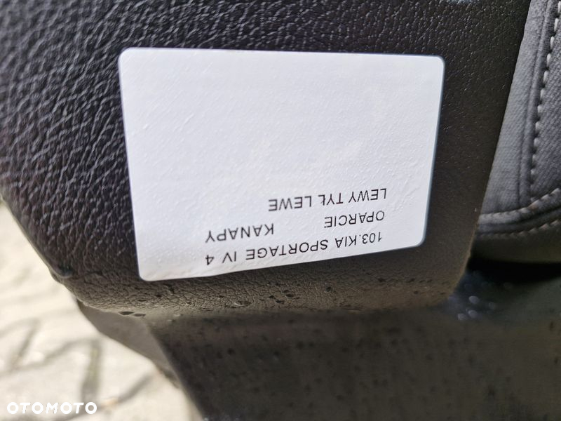 KIA SPORTAGE IV 4 OPARCIE KANAPY LEWY TYŁ TYLNE LEWE - 6