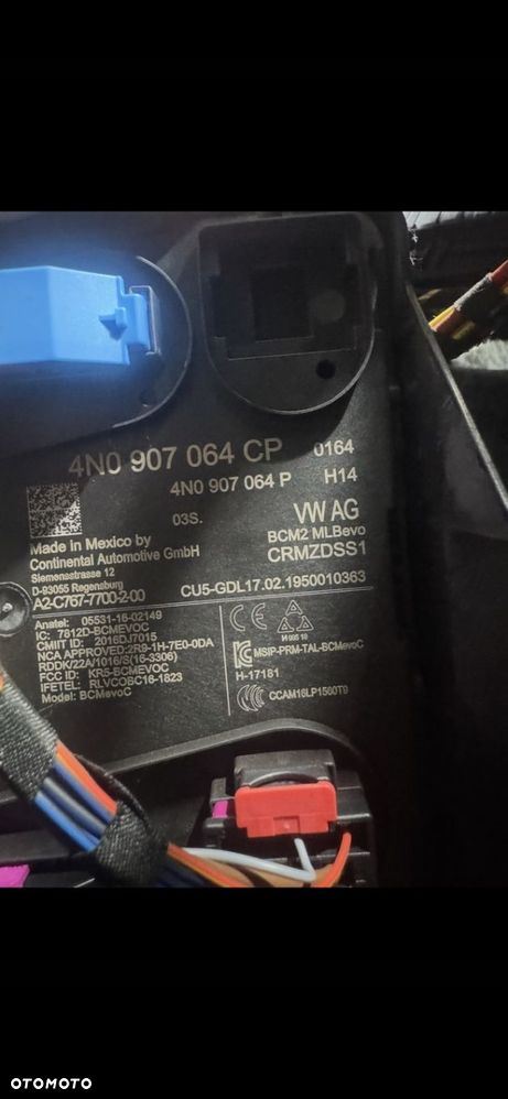 Modol Bcm przedni 8W0907064CP - 1