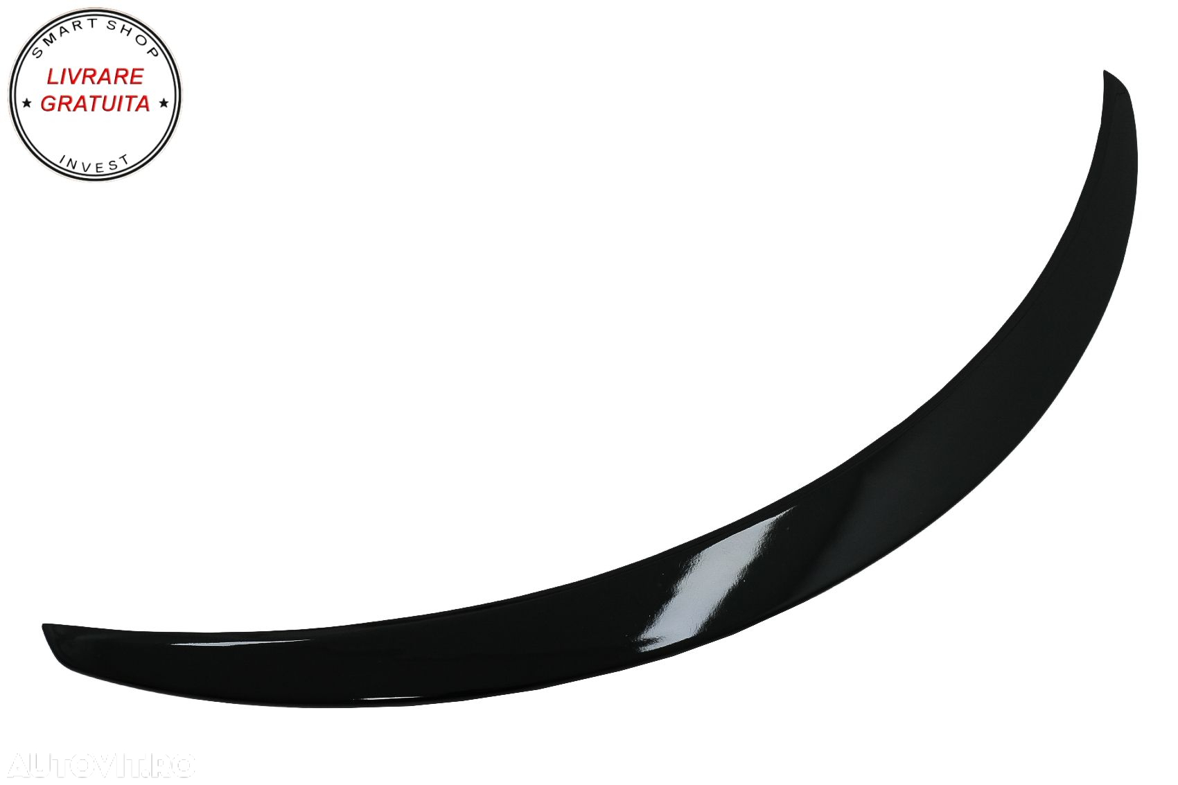 Eleron portbagaj Mercedes Clasa C Coupe C205 (2014-2019) Negru lucios- livrare gratuita - 5