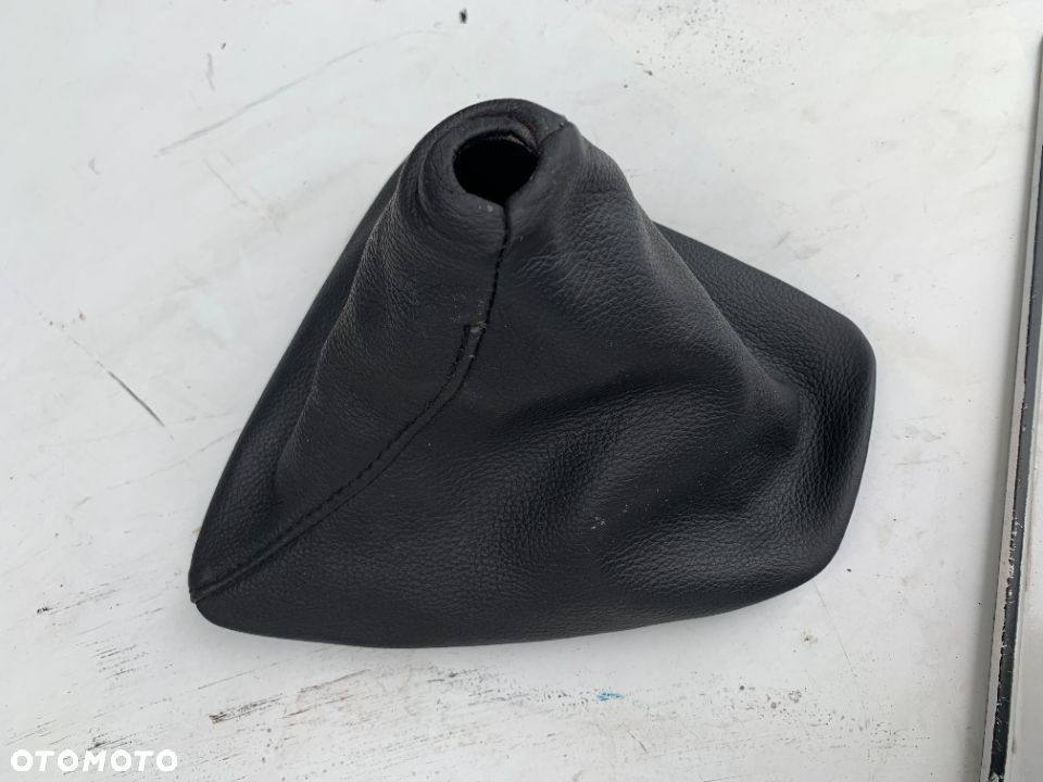 Mieszek zmiany biegów skórzany Bmw e90 e91 czarny - 2