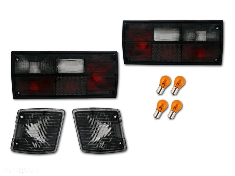 LAMPA TYL MIGACZE VW T3 TRANSPORTER BLACK SMOKE - 1
