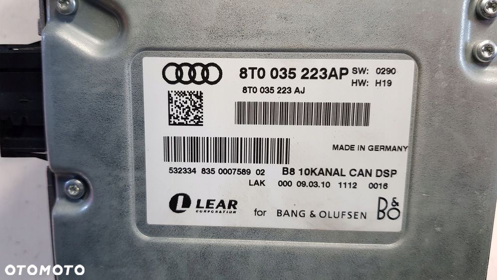 wzmacniacz Audi A4 B8 8T0035223AP - 4