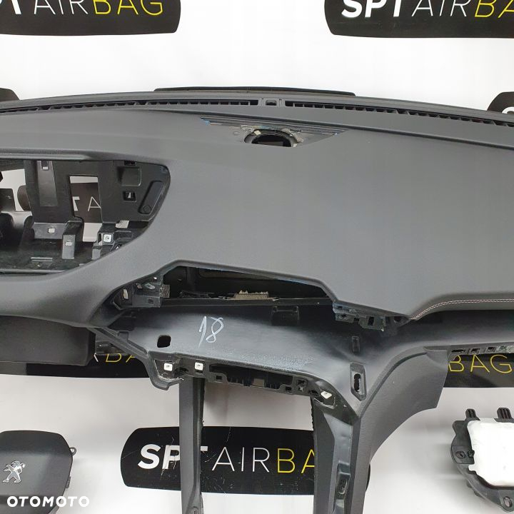 PEUGEOT 5008 GT DESKA ROZDZIELCZA KONSOLA KOKPIT PULPIT PODUSZKI AIRBAG AIR BAG PASY KIT SET - 3