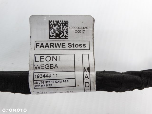 BMW 2 U06 PDC Nowa Oryginalna Kompletna Wiązka Zderzaka Radar Kamera  Czujniki w Kolor A96 Mineral-weiss metallic Biała Perła  19344411 5A4110301 E7F350 66205A179A0 Valeo E565452 66535A1A179 - 10